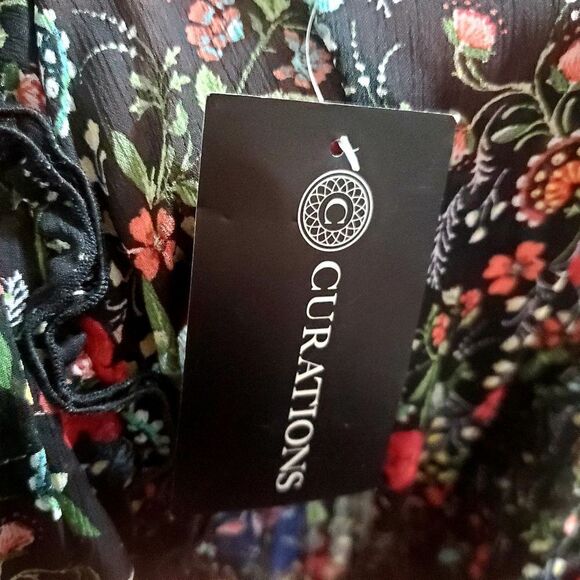 Curations NWT Floral Print Maxi Sundress Size M - Picture 11 of 12